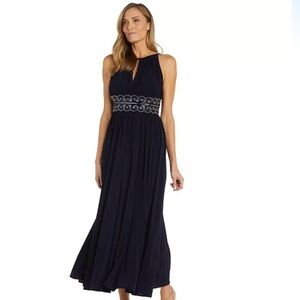 Elegant NWT Beaded Maxi Dress